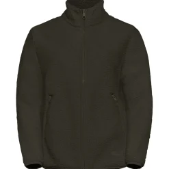 Jack Wolfskin High Curl, fleecejakke, dame, mørkegrøn