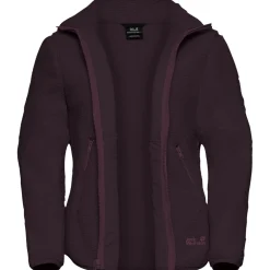 Jack Wolfskin High Curl, fleecejakke, dame, lilla