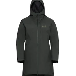 Jack Wolfskin Icecape 2L Down Ins, dunjakke, dame, mørkegrøn