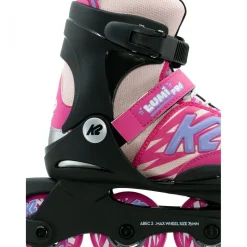 K2 Lumi Pro, rulleskøjter, junior, pink/blå