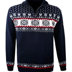 Kama Erik Merino Sweater, herre, navy