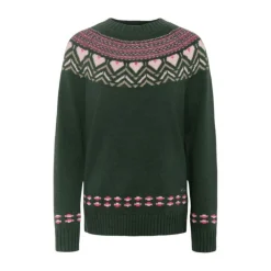Kari Traa Sundve Knit, trøje, dame, mørkegrøn