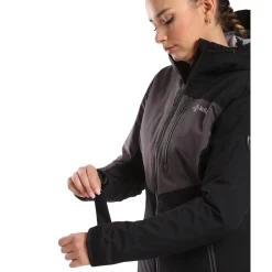 Kilpi Flip, skijakke, plus size, dame, sort