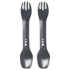 Lifeventure Ellipse Spork 2-Pack, bestik, grå