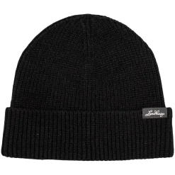 Lundhags Core Ribbed Beanie, hue, sort