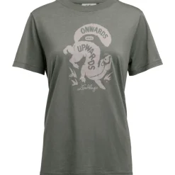 Lundhags Järpen Printed T-shirt W, t-shirt, dame, grøn