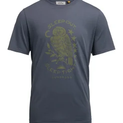 Lundhags Järpen Printed T-shirt M, t-shirt, herre, blå