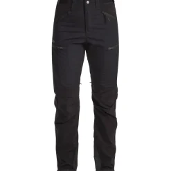 Lundhags Makke High Waist Curved Pants W Short, vandrebukse, dame, sort