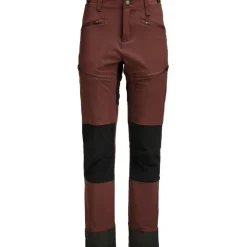 Lundhags Padje Stretch Pant W, vandrebukse, dame, rød/sort