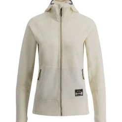 Lundhags Tived Merino Hoodie W, mellemlag, dame, hvid