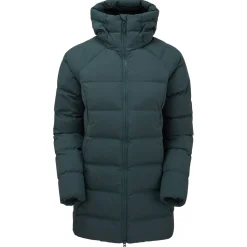 Montane F Tundra Hoodie, dunjakke, dame, mørkegrøn