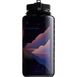 Nalgene wide mouth sustain, drikkedunk, 1000 ml, landscape moonset