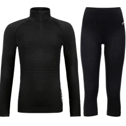 Ortovox 230 Competition 1/2 zip / 3/4 pant, sæt, dame, sort
