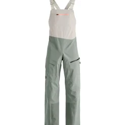 Ortovox Ravine Plus 3L Bib, skalbukser, dame, lysegrøn