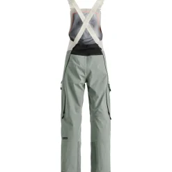 Ortovox Ravine Plus 3L Bib, skalbukser, dame, lysegrøn