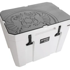 Petromax Adhesive Pad for Cool Box kx50, Selvklæbende Pude til Køleboks, Grå Logo