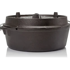 Petromax Dutch Oven ft 4.5 with plane bottom, støbejernsgryde
