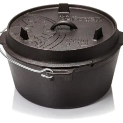 Petromax Dutch Oven ft9 with a flat base, støbejernsgryde