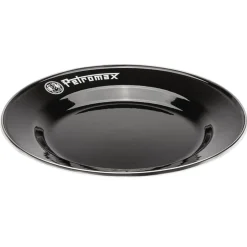 Petromax Enamel Plates black 2 stk (26 cm), Tallerkner, Sort