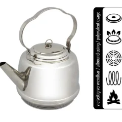 Petromax Teakettle TK2 3L, Tekedel, sølv