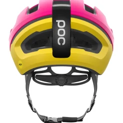 POC Omne Air MIPS, cykelhjelm, rhos red matt/citrine yellow matt