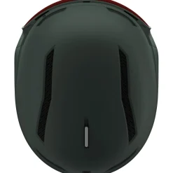 Salomon Driver Pro Sigphoto MIPS, skihjelm med visir, mørkegrøn