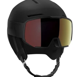 Salomon Osmo Pro Sigma Photo, skihjelm med visir, sort