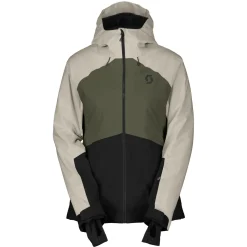 Scott Ultimate Dryo 10, skijakke, dame, mørkegrøn/sort
