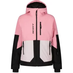 Scott Vertic Dryo, skijakke, junior, pink/sort