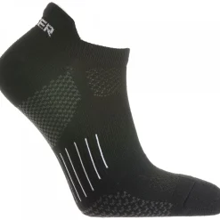 Seger Running Sneakers Short Coolmax, løbestrømper, sort