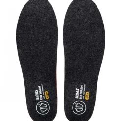 Sidas 3feet Eco Warm High, indlægssål, sort/rød