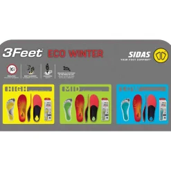 Sidas 3feet Eco Winter High, indlægssål, rød