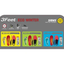 Sidas 3feet Eco Winter Low, indlægssål, rød