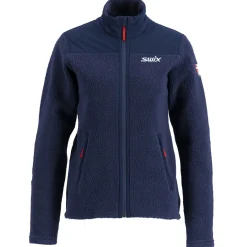 Swix Blizzard Midlayer, jakke, dame, navy
