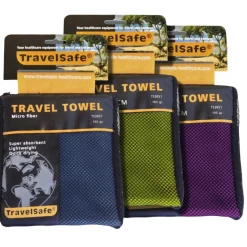 TravelSafe Traveltowel Microfiber L, blå