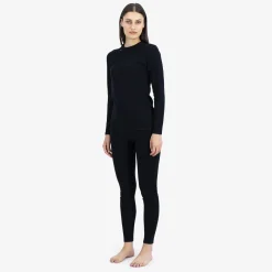 Ulvang Comfort 200 Round Neck, skiundertrøje, dame, sort