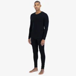 Ulvang Comfort 200 Round Neck, skiundertrøje, herre, sort