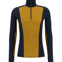 Ulvang Peak Map Half Zip, sæt, herre, mørkeblå/cathay spice