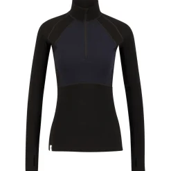 Ulvang Peak Map Half Zip, sæt, dame, mørkeblå/sort