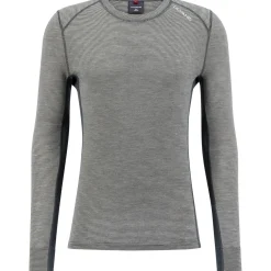 Ulvang Rav 100% Round Neck, skiundertrøje, herre, grå