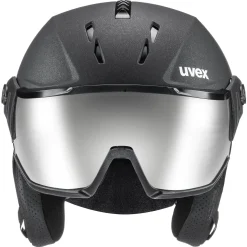 Uvex Instinct Visor, skihjelm med visir, sort