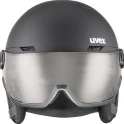 Uvex Wanted Visor Pro V, skihjelm med visir, sort