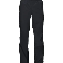Vaude Drop Pants II, regnbukser, herre sort