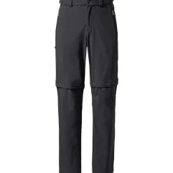 Vaude Farley Stretch T-Zip Pants III, vandrebukser, herre, sort